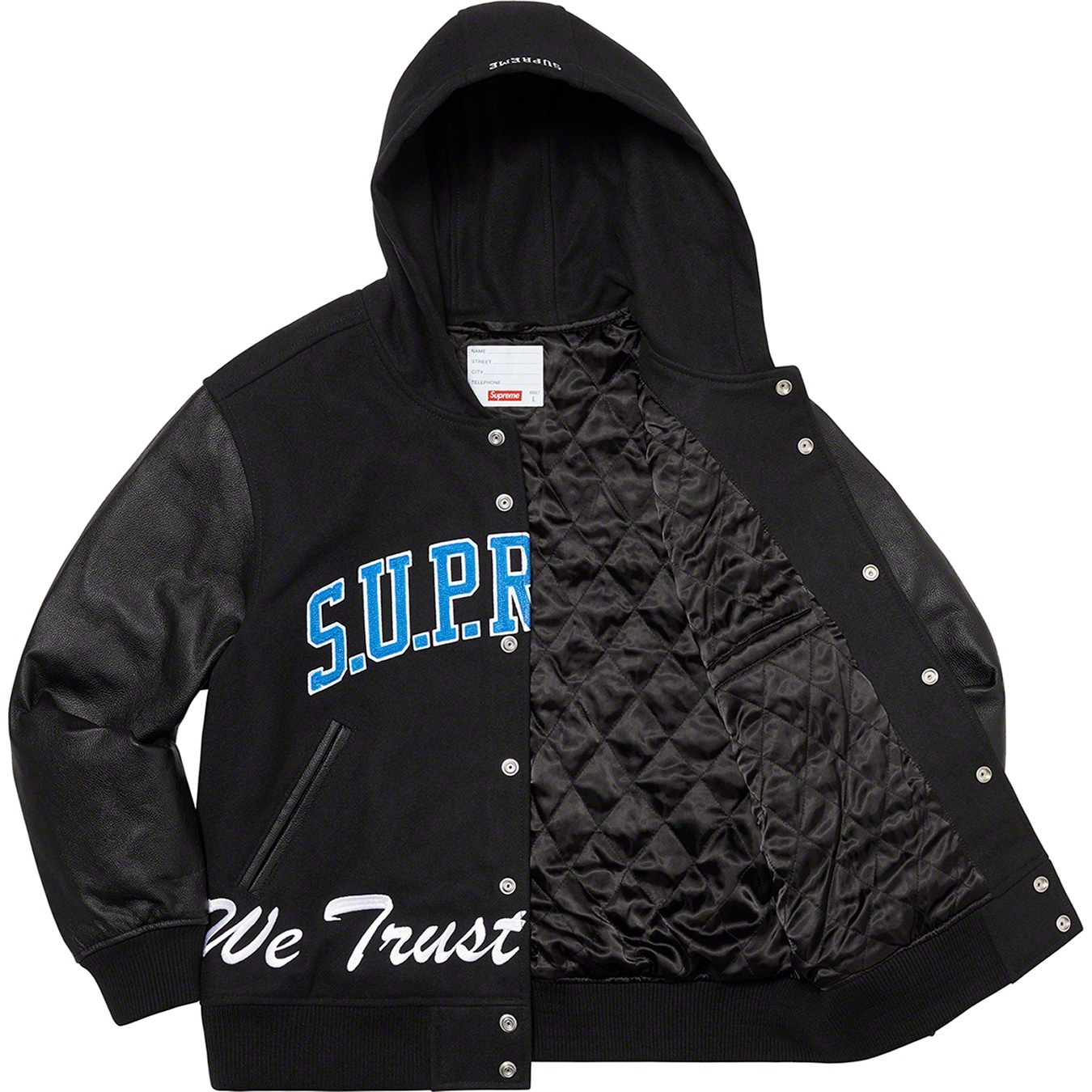 King Hooded Varsity Jacket view 10